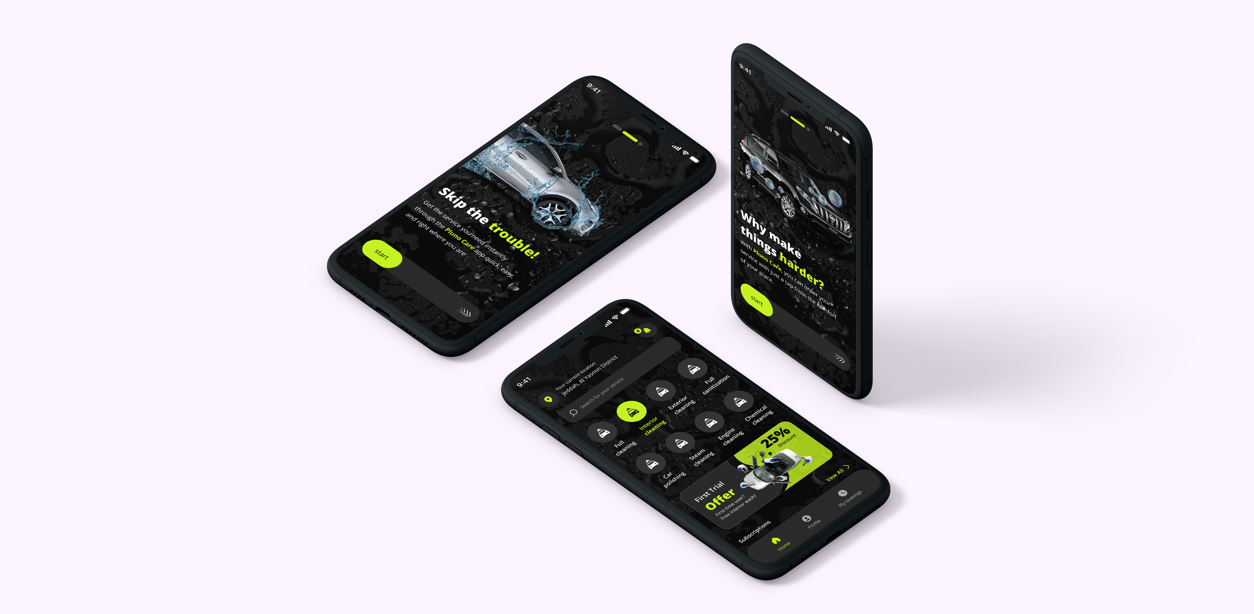 Pluno Care App Car wash